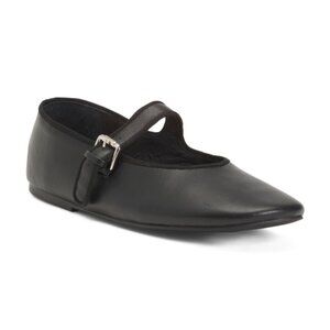 TONY BIANCO Leather Meadow Mary Jane Flats
